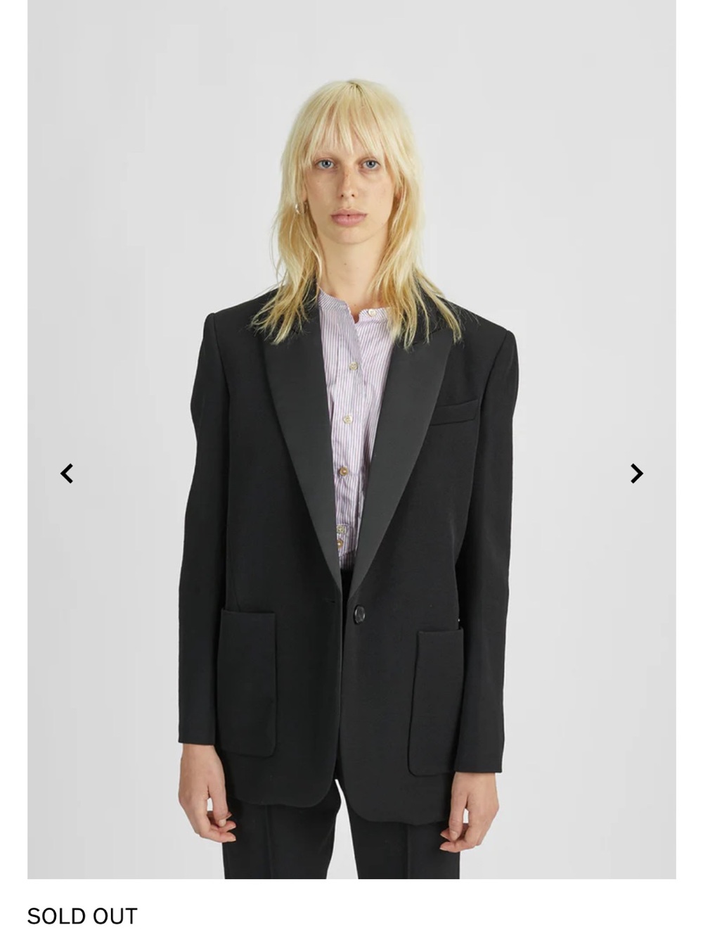 Isabel Marant Collection Black Tuxedo Blazer 38